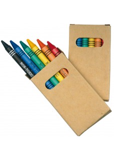 SET 6 PASTELLI A CERA COLORATI IN SCATOL 07809