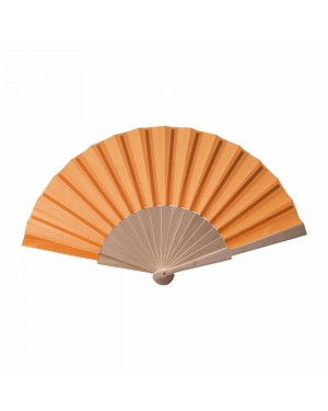VENTAGLIO IN TESSUTO, MANICO LEGNO 08428