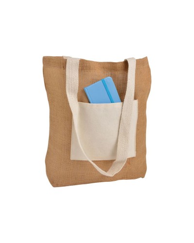 SHOPPER 35X37 JUTA M.LUNGO CON TASCA 09148