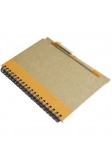QUADERNO CARTA RICICLATA C/PENNA 09456