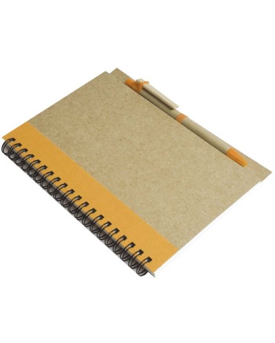 QUADERNO CARTA RICICLATA C/PENNA 09456