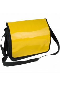 BORSA TRACOLLA NERA C/PATELLA PVC 10122
