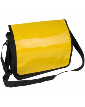 BORSA TRACOLLA NERA C/PATELLA PVC 10122