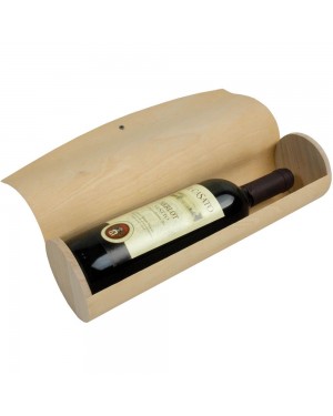 SCATOLA LEGNO CIRCOLARE PER VINO 9X33 10425