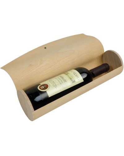 SCATOLA LEGNO CIRCOLARE PER VINO 9X33 10425