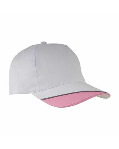 CAP COTONE 5 PANN. BIANCO+ANGOLO COLORE 12301