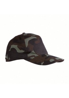 CAPPEL.COTONE MIMETICO CON VELCRO 13305