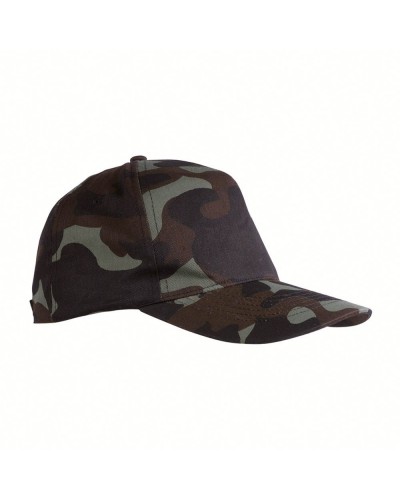 CAPPEL.COTONE MIMETICO CON VELCRO 13305