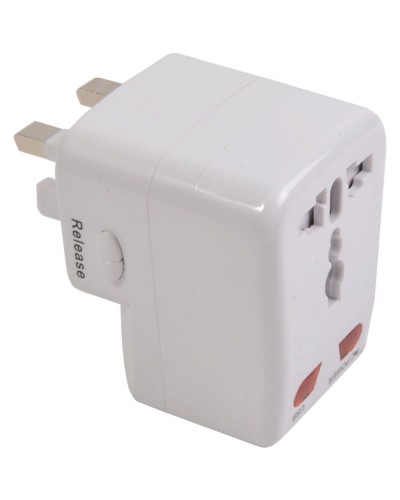 ADATTATORE CORRENTE VIAGGIO C/USB 14449