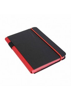 QUADERNETTO C/ELASTICO NERO PART. COLOR 16402