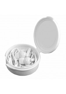 AURICOLARI AUDIO IN BOX ROTONDO PLASTICA 16474
