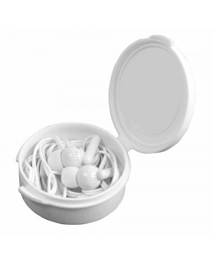 AURICOLARI AUDIO IN BOX ROTONDO PLASTICA 16474