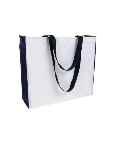 BORSA SHOPPER POLIESTERE 210T BIA/COL 17116