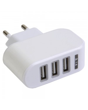 CARICATORE PARETE 3 PORTE USB 5V 3X1A 17473
