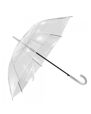 OMBRELLO PVC TRASPARENTE M/CURVO 21" 18501