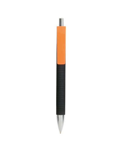 PENNA PLAST GOMMATA NERA CLIP COLORATA 18804