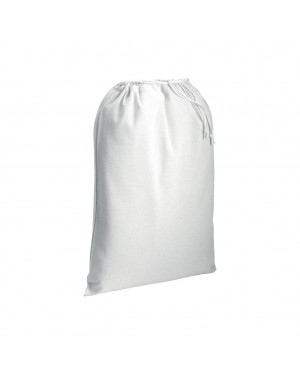 SACCHETTO IN COTONE 120 G/M2 CON CHIUSURA A STROZZO, 30 X 45 CM 1911701