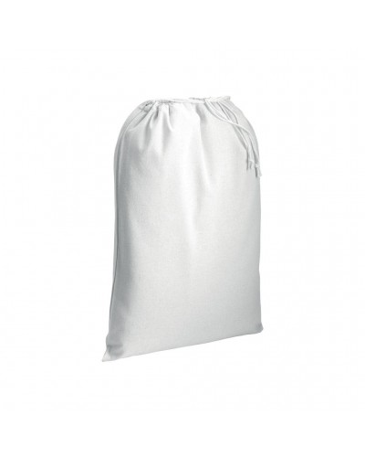 SACCHETTO IN COTONE 120 G/M2 CON CHIUSURA A STROZZO, 30 X 45 CM 1911701