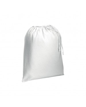 SACCHETTO IN COTONE 120 G/M2 CON CHIUSURA A STROZZO, 25 X 30 CM 1911801