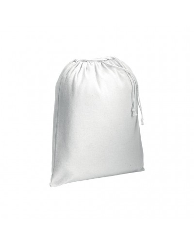 SACCHETTO IN COTONE 120 G/M2 CON CHIUSURA A STROZZO, 25 X 30 CM 1911801