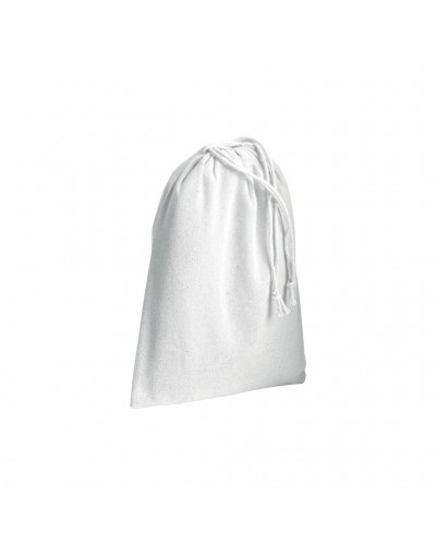 SACCHETTO IN COTONE 120 G/M2 CON CHIUSURA A STROZZO, 15 X 20 CM 1911901