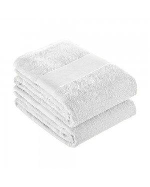 ASCIUGAMANO 40X90 100% COT.C/BANDA BIANC 1940201