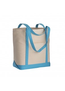 SHOPPER (50X38X18)CANVAS NATURALE+COLOR 20114