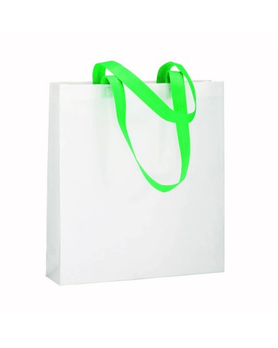 BORSA SHOPPER TNT BIANCA C/MANICI COLOR 20139