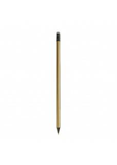 MATITA CIL.19CM METALLIZZATA C/GOMMINO 20816