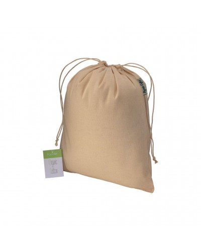 SACCHETTO REGALO IN COTONE ORGANICO 140G/M2, 25 X 30 CM 21104
