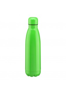 THERMOS IN ACCIAIO INOSSIDABILE CAPACITà 500 ML CON DOPPIA PARETE ISOLANTE. COLORI FLUO 21412