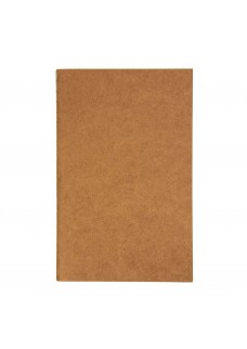 QUADERNO CON COPERTINA IN CARTA RICICLATA, FOGLI A RIGHE COLOR AVORIO, 50 PAG., 9X14 CM 21437
