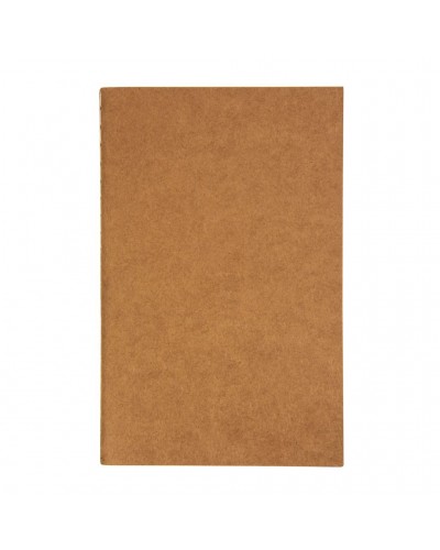 QUADERNO CON COPERTINA IN CARTA RICICLATA, FOGLI A RIGHE COLOR AVORIO, 50 PAG., 9X14 CM 21437