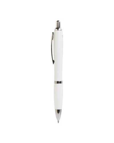 PENNA A SFERA IN ABS CON FUSTO ANTIBATTERICO.CLIP IN METALLO. ISO 22196. 21801