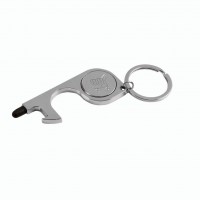PORTACHIAVI IN METALLO (NICKEL FREE) CON: FUNZIONE NO-TOUCH PER ASCENSORE, POS, BANCOMAT 21901