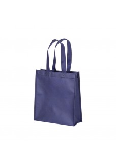SHOPPER MINI CON SOFFIETTO IN  R-PET 80 G/M2 CON SOFFIETTO, MANICI CORTI 22108