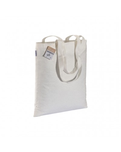 SHOPPER IN FIBRA DI BAMBù 135 G/M2, MANICI LUNGHI 22110