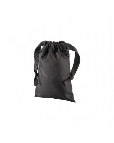 SACCHETTO REGALO  IN R-PET 210T CON CHIUSURA A STROZZO, 10X14 CM 22112