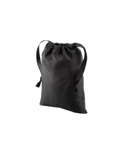 SACCHETTO REGALO  IN R-PET 210T CON CHIUSURA A STROZZO, 15X20 CM 22113