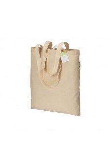 SHOPPER IN COTONE ORGANICO 190 G/M2, MANICI LUNGHI 22116
