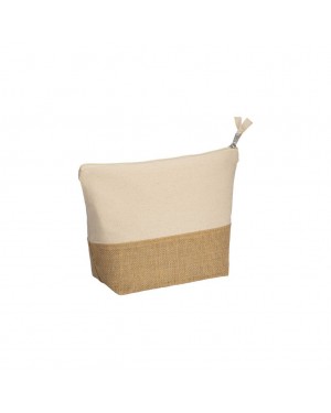 BEAUTY CASE IN COTONE 280 G/M2, CON BASE IN JUTA 22127