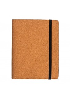 CARTELLA ORGANIZER IN SUGHERO CON ELASTICO A5, BLOCCO 64 FOGLI 22129