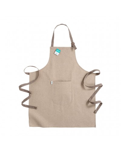 GREMBIULE LUNGO IN COTONE RICICLATO 190 G/M2. 22404