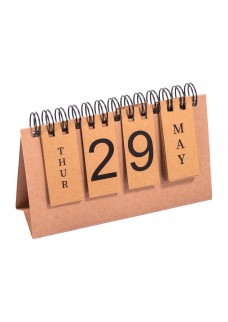 CALENDARIO PERPETUO IN CARTONCINO CON SPIRALE (GIORNI E MESI IN INGLESE) 22448