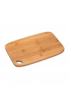 TAGLIERE DA CUCINA IN BAMBù CON ANGOLI ARROTONDATIE FORO PER ESSERE APPESO. 22449