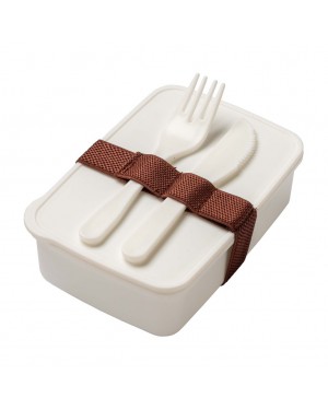PORTA PRANZO IN PP, CON POSATE INCLUSE. 22453