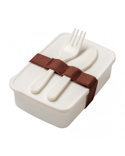 PORTA PRANZO IN PP, CON POSATE INCLUSE. 22453