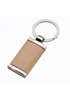 PORTACHIAVI IN METALLO RETTANGOLARE, CON PARTICOLARE FRONTALE IN LEGNO 22901