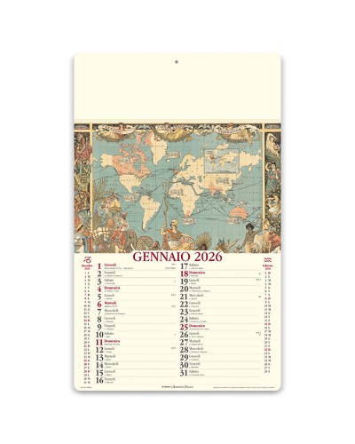 ALMANACCO ITALIANO - ANTICHE MAPPE PA012