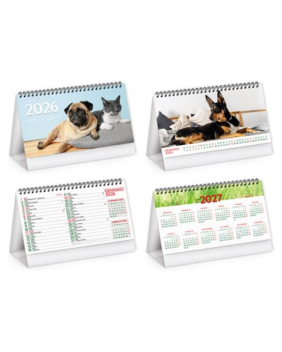 CALENDARI DA TAVOLO - CANI E GATTI PA403